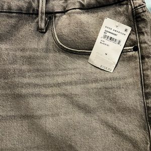 Gray Wash Good American Jeans NWT